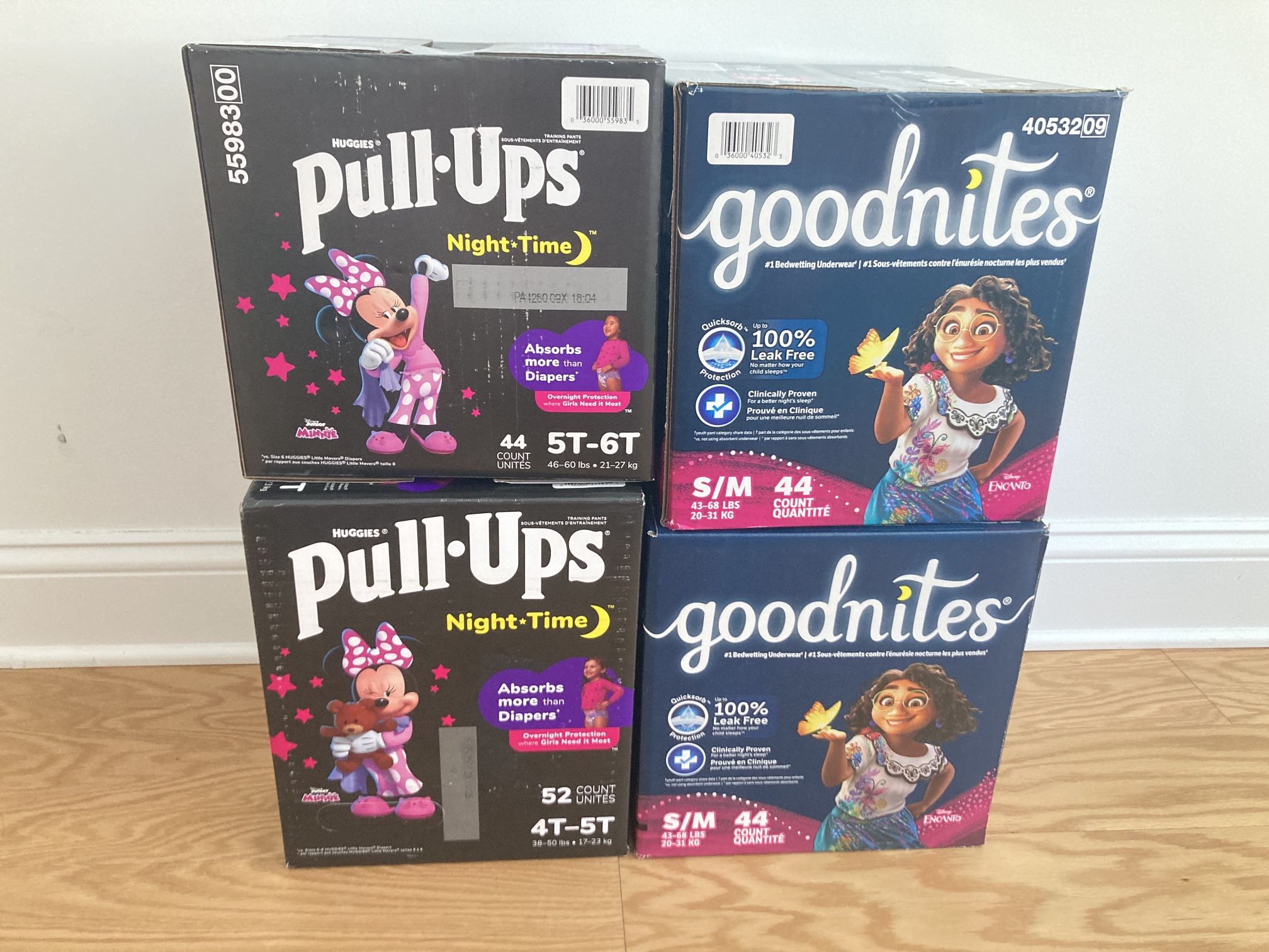 Potty Training Stock-Up! Goodnites & Pull-Ups (Multiple Sizes)!
