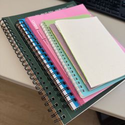 Notebooks and sketch books