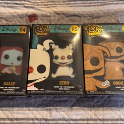 Nightmare before Christmas funko Pins Set