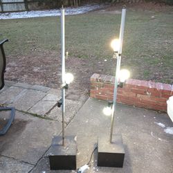 Set Of 2 Shop Lights For Sale 