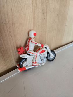 Toy Story Duke Caboom Pull String Stunt Motorcycle Toy