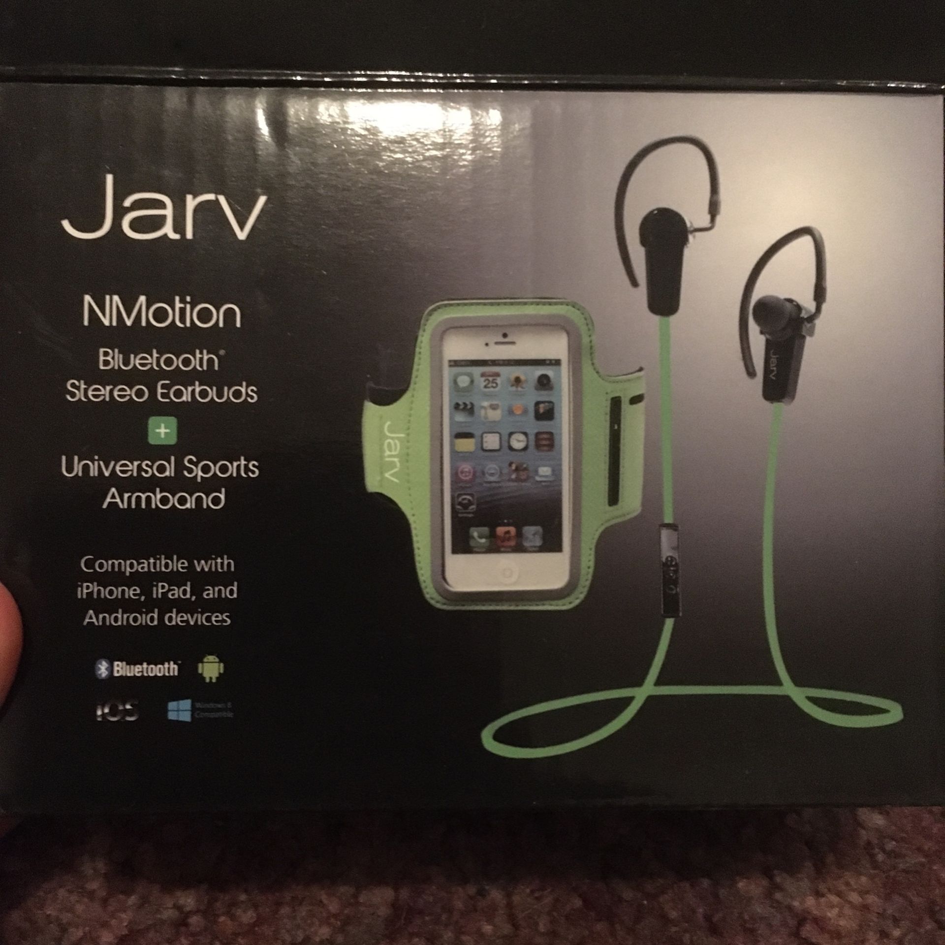 Jarv NMotion Bluetooth Earbuds And Armband