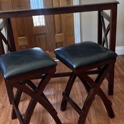 Bar Stools And Table Set