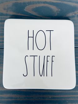 RAE DUNN HOT STUFF TRIVET