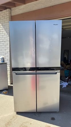 19.4 cu. ft. Counter Depth French Door Refrigerator in Fingerprint Resistant Stainless Steel with 4-Doors