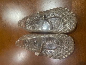 Glitter Jelly shoes size 7