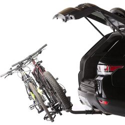 “Brand New $109 (KAC) 2-Bicycle Rack for Car, SUV, Hatchback Mount for 2”” Anti-Wobble Hitch, Heavy Duty Bike Carrier”