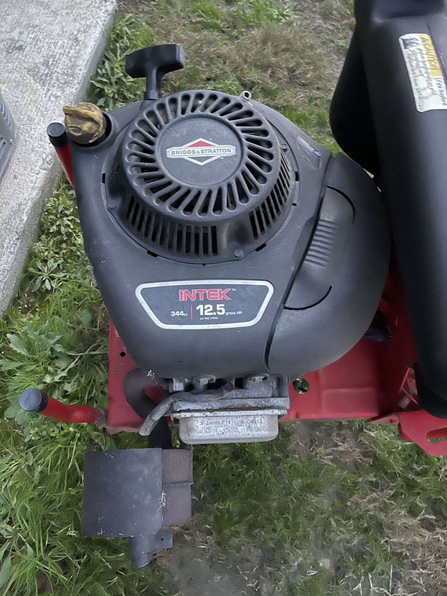 Briggs and stratton 12 5 hp engine intek for sale in san antonio tx