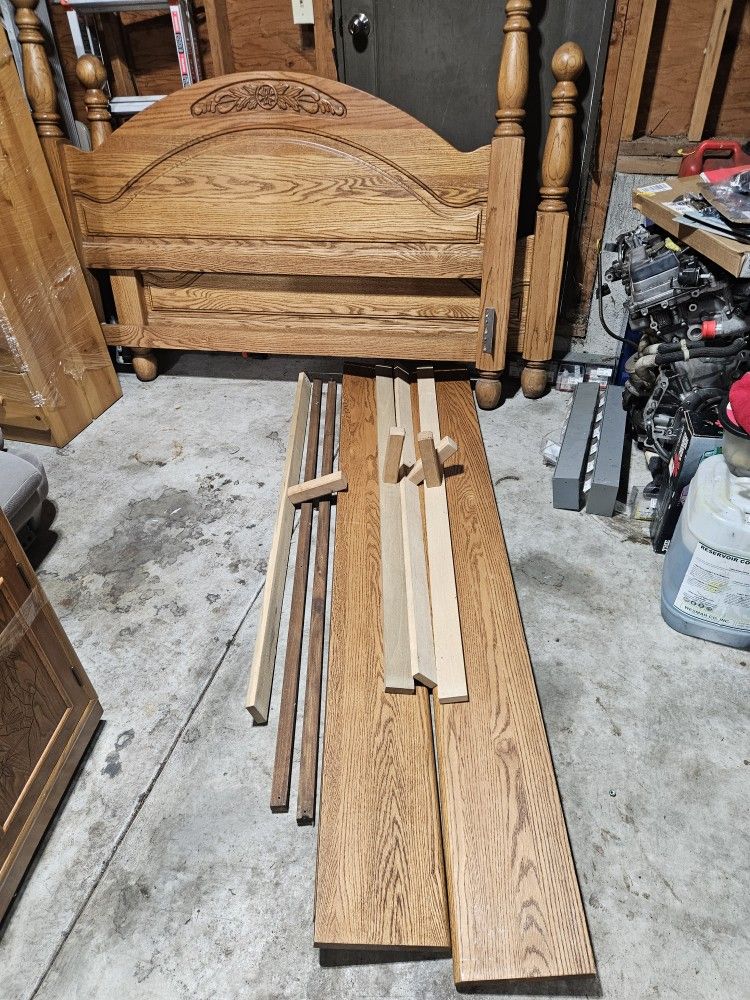 Solid Wood Bed Frame