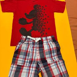 Mickey Mouse Outfit Size Small /3