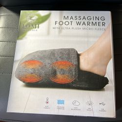 Massaging Foot Warmer W/ultra Plush Microfleece