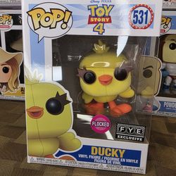 Funko Pop Ducky Flocked 531 Fye Exclusive Toy Story Disney Pixar