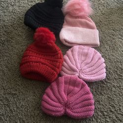 Baby Girl Hats 3-12months New