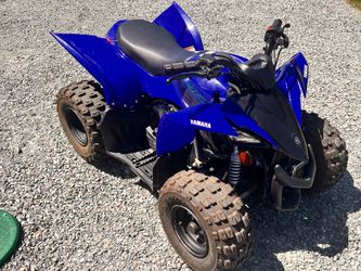 2024 Yamaha YFZ50  Blue and Black – Under 20 Hours – Title & Gear Included