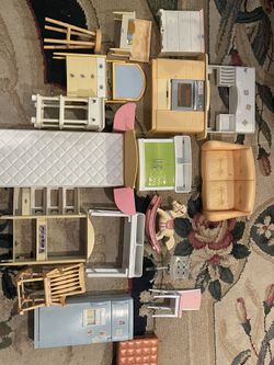 Huge Set Of Antique Barbie Accessories