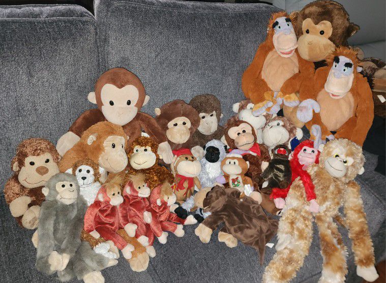 Stuffed Aanilans Monkey Collection 