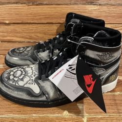 Nike Air Jordans Dia De Los Muertos