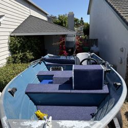 16 foot Klamath Alaskan Service Boat Aluminum With Fully 2004 90 Hp Rebuilt Mercury 
