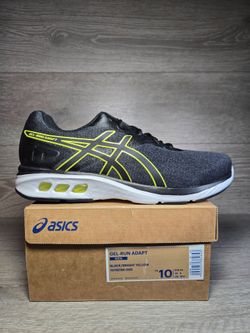 ASICS GEL-RUN ADAPT Running Shoes Black / Bright Yellow Brand New 1011B786-002