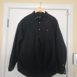 Polo Ralph Lauren XL Black Dress Shirt