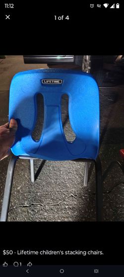 Life Time Chair Blue . Two Pack 