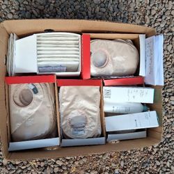 2 large boxes of ostomy supplies