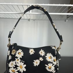 Coach Floral Print Swing Bag
