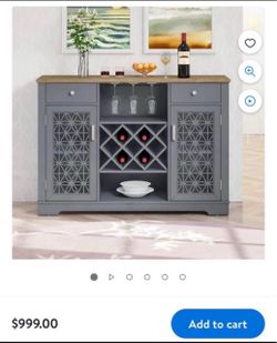 Wine cabinet NEW grey or light green
