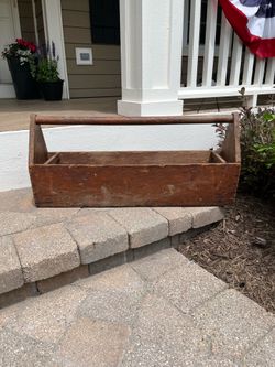 Vintage Wooden Tool Caddy