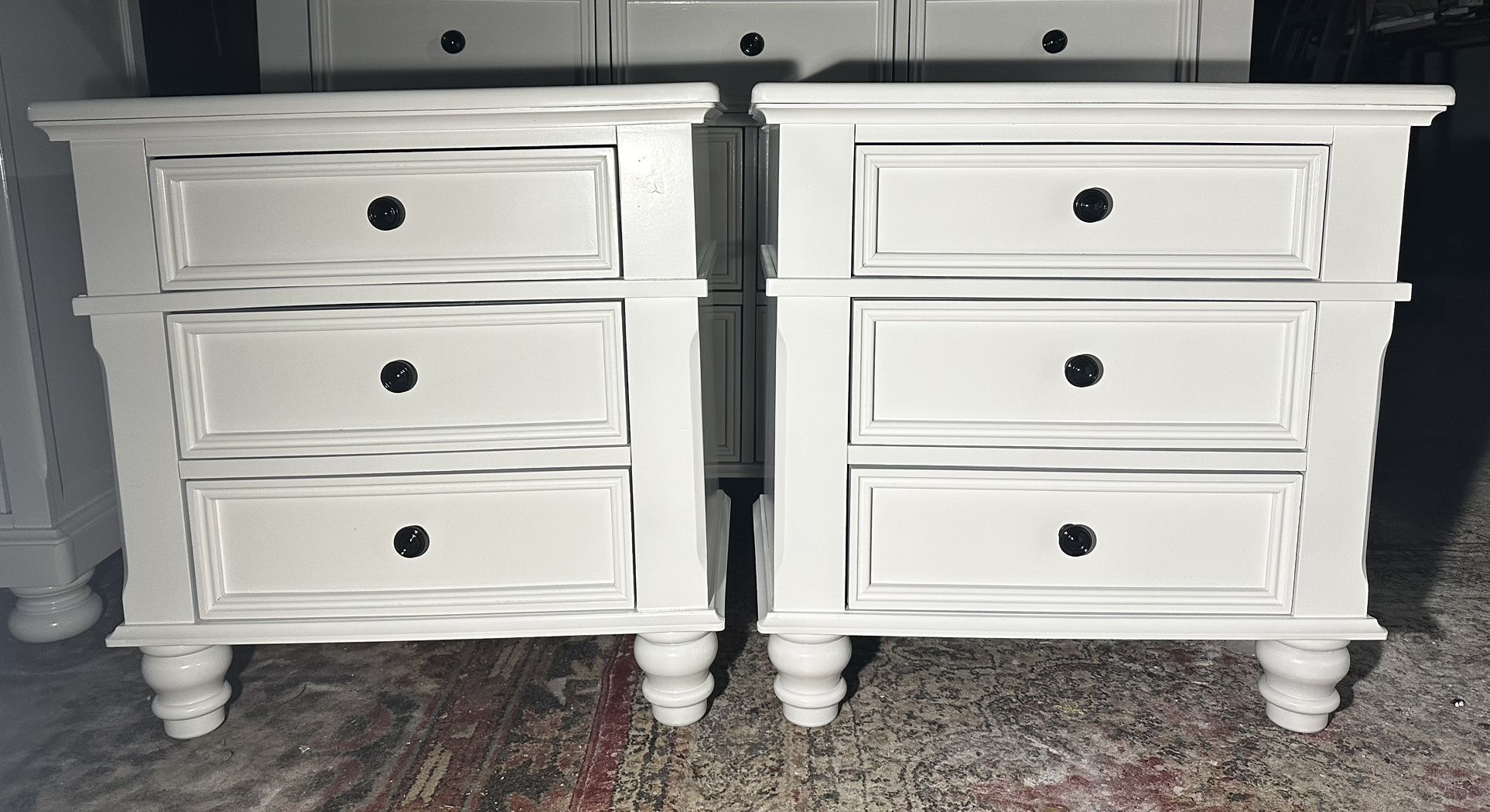 White Nightstands 