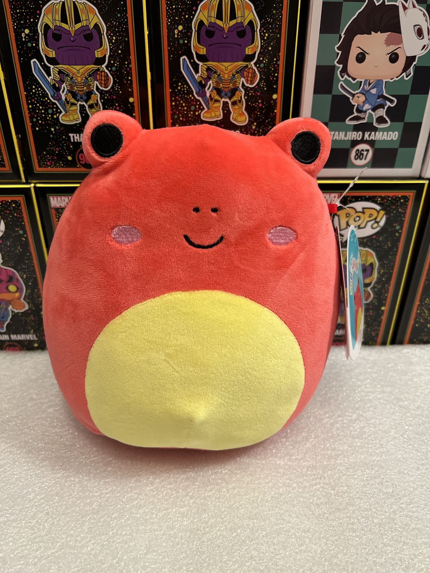 Squishmallows Obu The Red Frog 7.5” BNWT