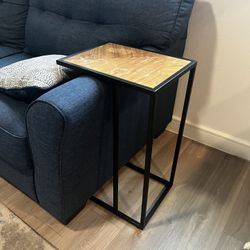 Floating side table 