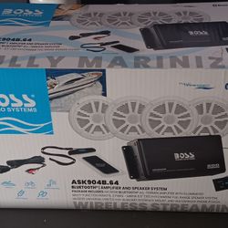 Boss Audio Amplifier And Speaker System 