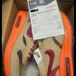 Nike air max 1 cloth kiss of death $140 size 10