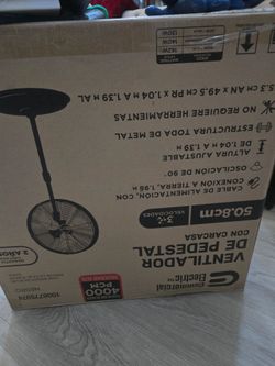 Pedestal fan Oscillate 20in