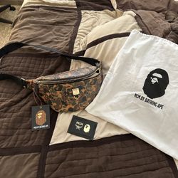 MCM x BAPE Stark Belt Bag