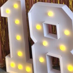 18 Marquee Number