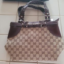 Authentic Gucci Canvas Tote Purse $650 Pickup In Oakdale 