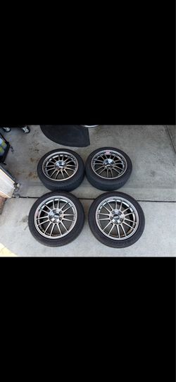 EVO 8 9 OEM BBS Forged Wheels 17 x 8 JDM MR