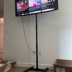 Tv Floor Mount Stand Up 65 Inch Tv Screen 