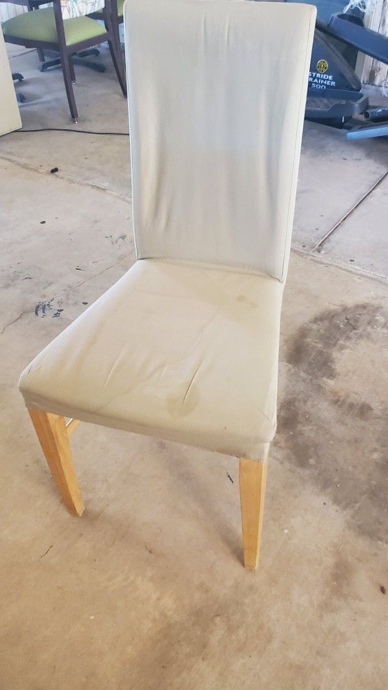 Wood Chairs W/washable Cover