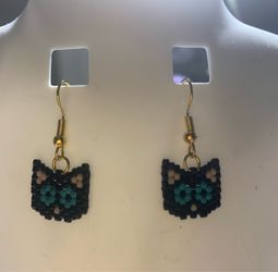 Cats Earrings $8