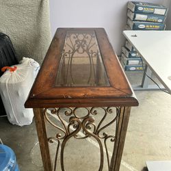 Wood Console table 