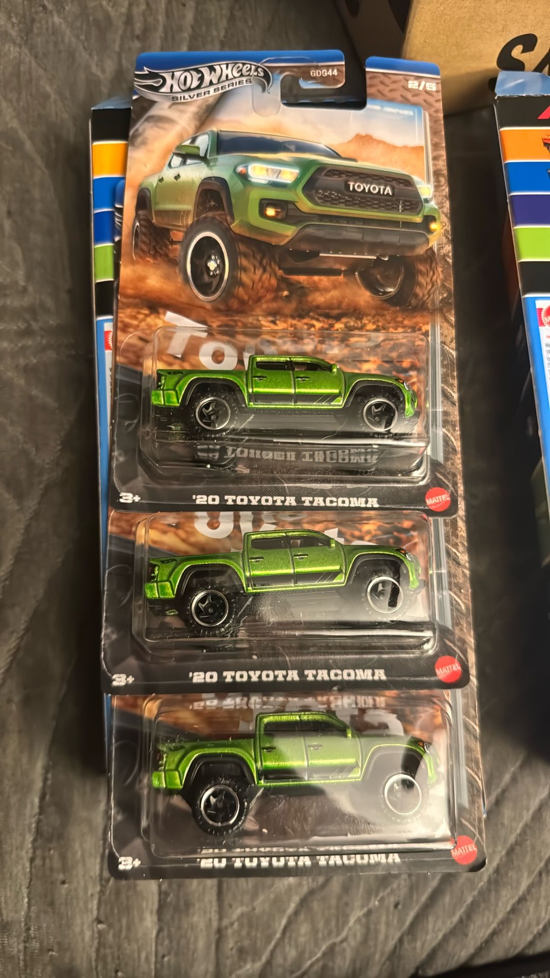 3 Hot Wheels Tacoma From The Toyota Set