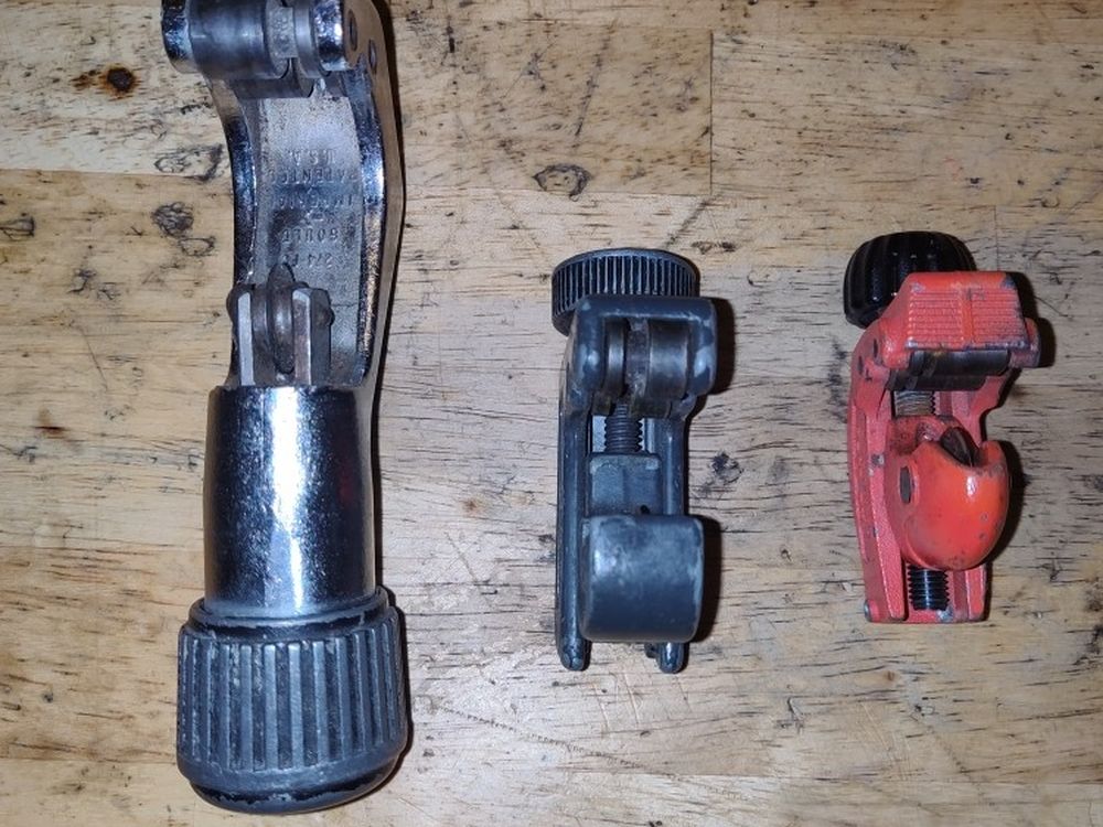 Three Tubing Cutters Made In USA