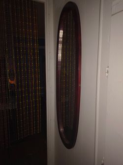 Wood mirror