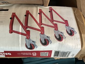Scaffolding Outriggers With Casters