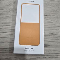 Samsung Kindsuit Series Case for Samsung Galaxy Z Flip 7-Camel Brown OEM