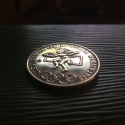 1968 Mexican Olympics Silver Coin