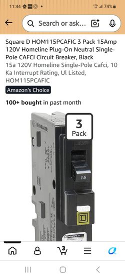 15 amp breaker